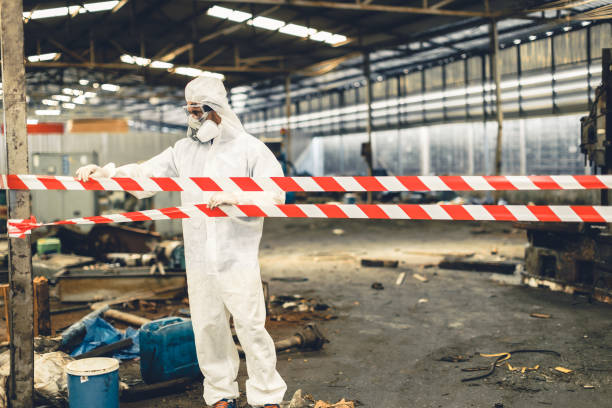 Professional Drug Lab Cleanup technician working in Milford, OH